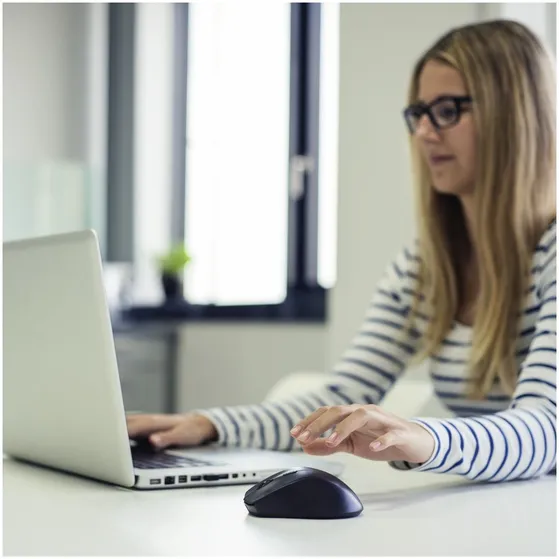 Hama OPTISCHE DRAADLOZE MUIS RIANO VOOR LINKSHANDIGEN Zwart