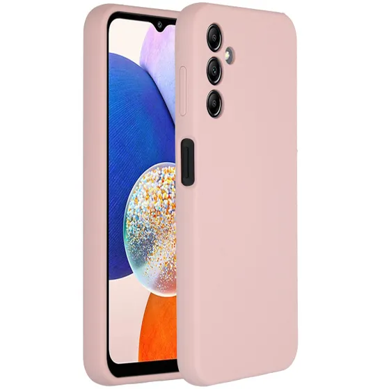 Accezz Liquid Silicone Backcover Samsung Galaxy A14 (5G) Roze