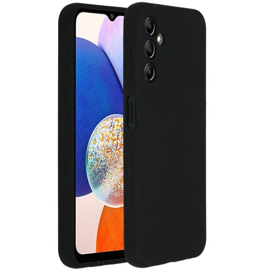 Accezz Liquid Silicone Backcover Samsung Galaxy A14 (5G) Zwart