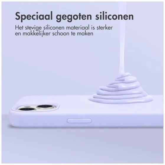 Accezz Liquid Silicone Backcover Samsung Galaxy A34 (5G) Paars