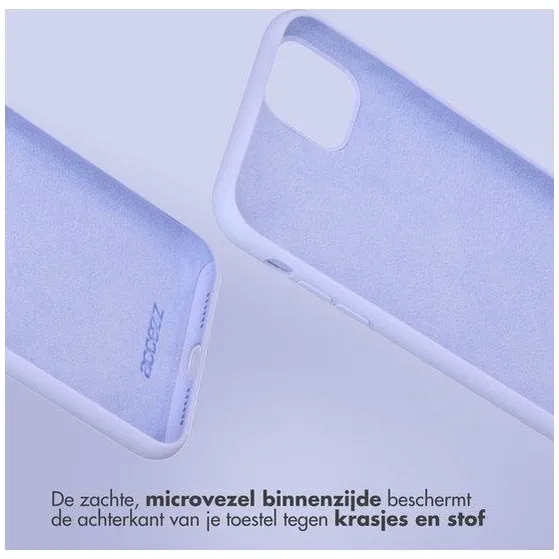 Accezz Liquid Silicone Backcover Samsung Galaxy A34 (5G) Paars