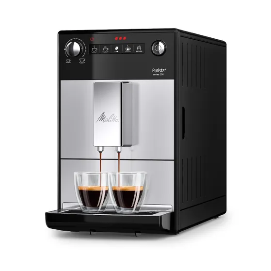Melitta Purista F230-101 Zilver/zwart