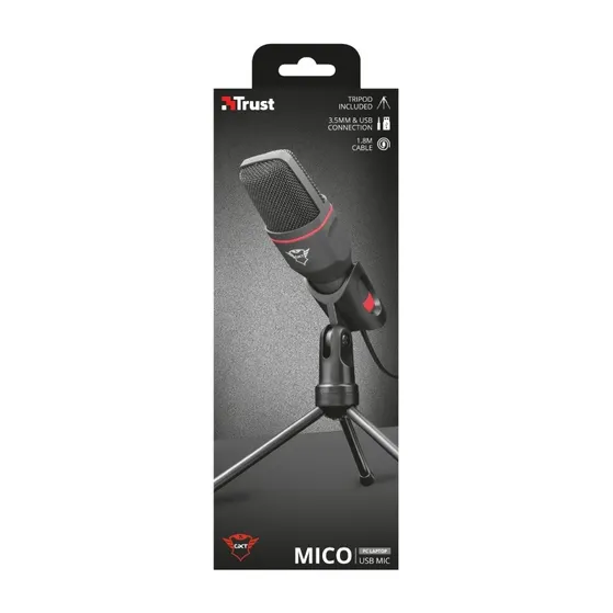 Trust GXT212 MICO USB MICROPHONE Zwart