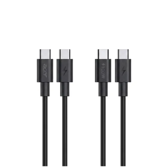 Acer 100W PD Charger, USB Port: 3C+1A, EU Plug, 100W USB-C Cable