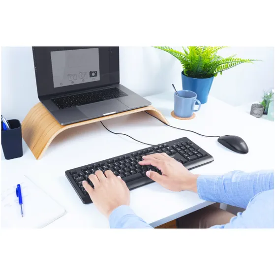 Trust Primo Bedraad toetsenbord Zwart