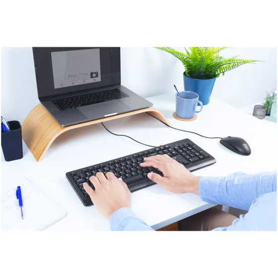 Trust Primo Bedraad toetsenbord Zwart