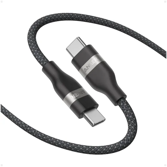 Anker USB-C to USB-C Cable (1.8m Upcycled-Braided) Zwart