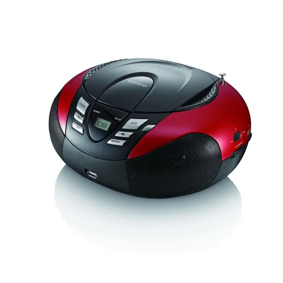 Lenco SCD-37 USB Rood