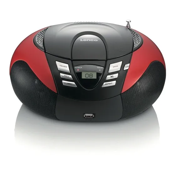 Lenco SCD-37 USB Rood