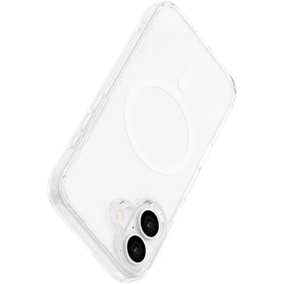 Just in Case Soft TPU Case MagSafe voor Apple iPhone 16 Transparant