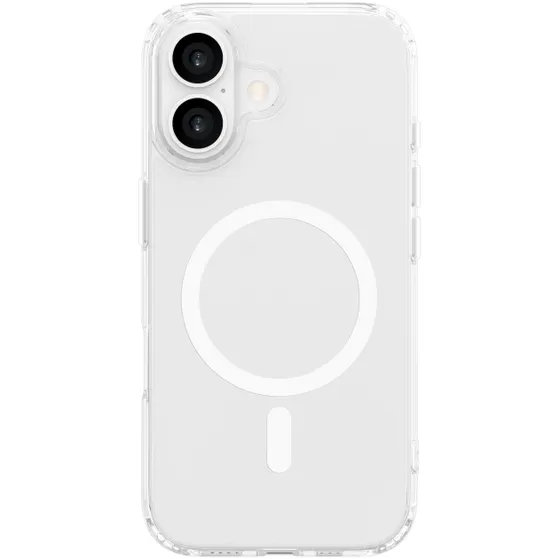 Just in Case Soft TPU Case MagSafe voor Apple iPhone 16 Transparant