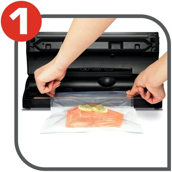 Tefal VT2540 Vacuum Sealer Zwart