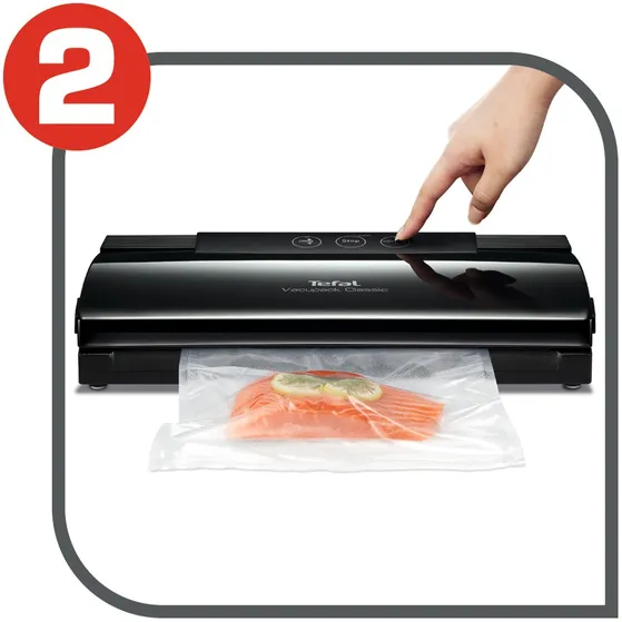 Tefal VT2540 Vacuum Sealer Zwart