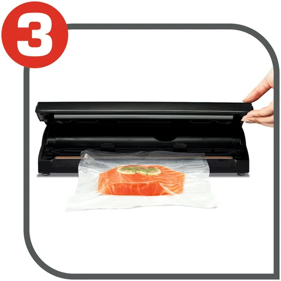 Tefal VT2540 Vacuum Sealer Zwart