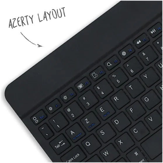 Accezz Keyboard Bookcase voor Samsung Galaxy Tab S9 11.0 inch Zwart