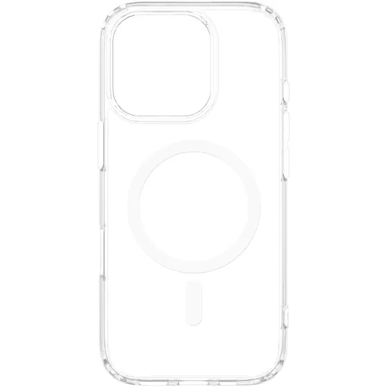 Just in Case Soft TPU Case MagSafe voor Apple iPhone 16 Pro Max Transparant