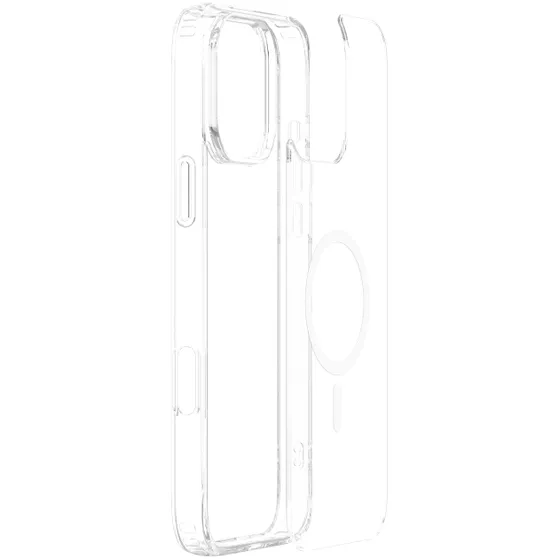 Just in Case Soft TPU Case MagSafe voor Apple iPhone 16 Pro Max Transparant