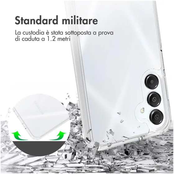 Accezz Xtreme Impact Backcover voor Samsung Galaxy A16 5G Transparant