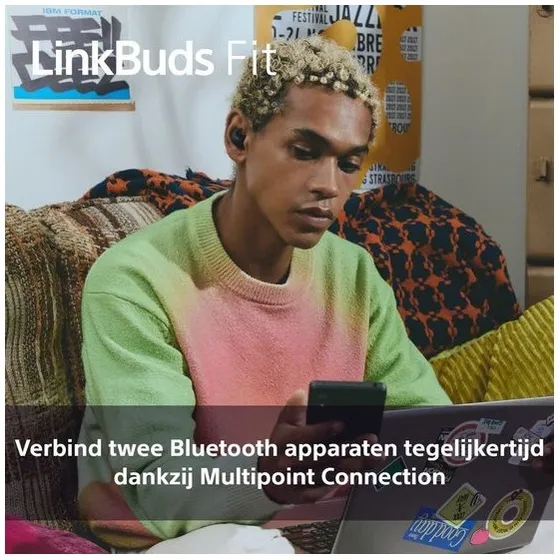 Sony LinkBuds Fit Groen