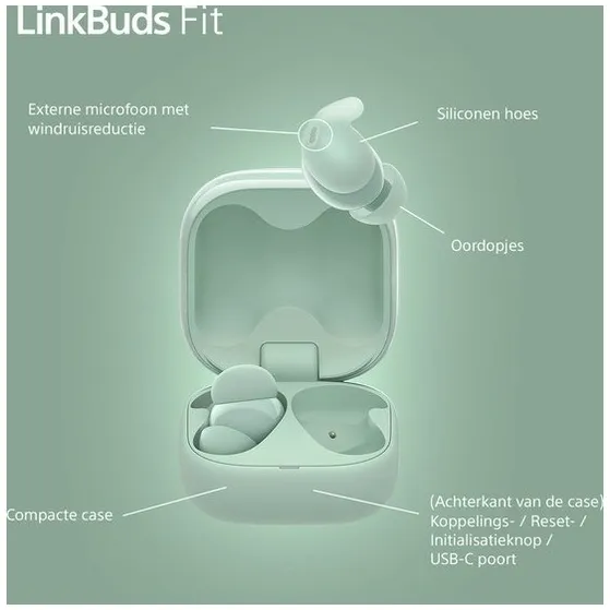 Sony LinkBuds Fit Groen