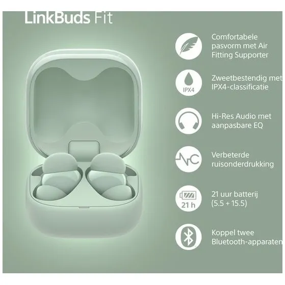 Sony LinkBuds Fit Groen