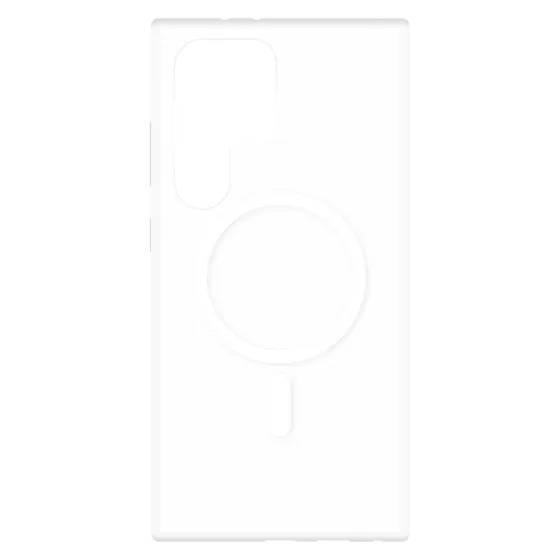 Just in Case Soft TPU Case MagSafe voor Samsung S24 Ultra Transparant
