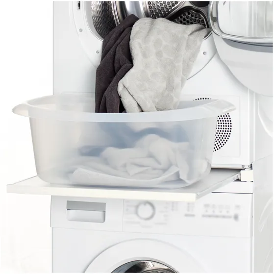 Scanpart tussenkader voor wasmachine en droger met werkblad extra sterk