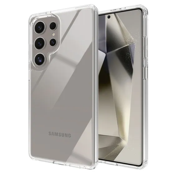 Accezz Xtreme Impact Backcover voor Samsung Galaxy S25 Ultra Transparant