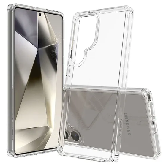Accezz Xtreme Impact Backcover voor Samsung Galaxy S25 Ultra Transparant