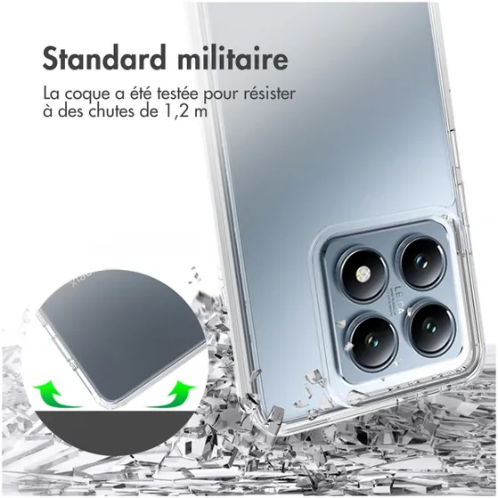 Accezz Xtreme Impact Backcover voor Xiaomi 14T Transparant
