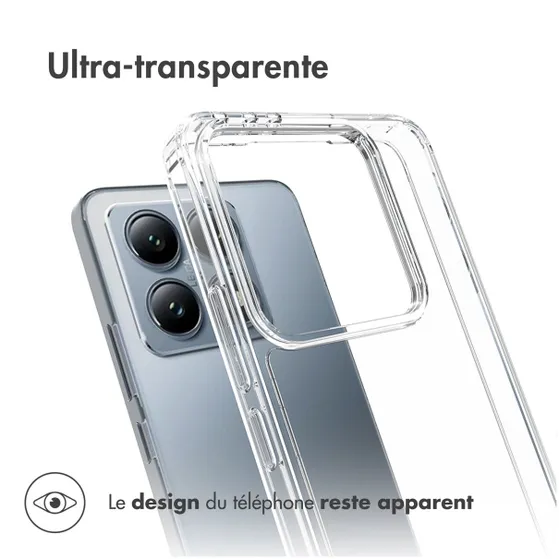 Accezz Xtreme Impact Backcover voor Xiaomi 14T Transparant