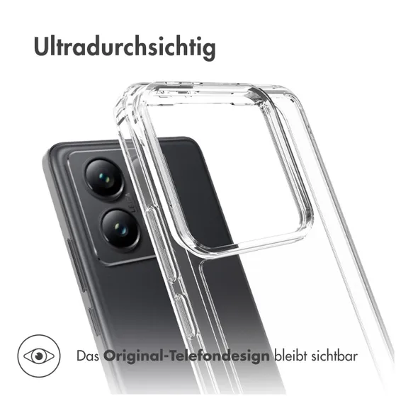 Accezz Xtreme Impact Backcover voor Xiaomi 14T Pro Transparant