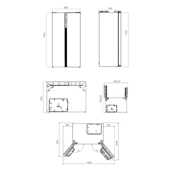 Inventum SKV0178B Zwart