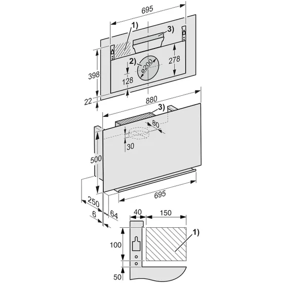 Miele DA 9092 W Screen