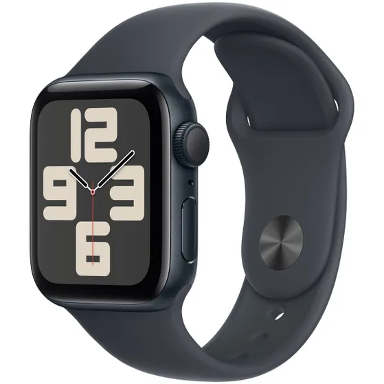 Apple Watch SE GPS 40mm Aluminium Case met Sport Band - M/L Middernacht