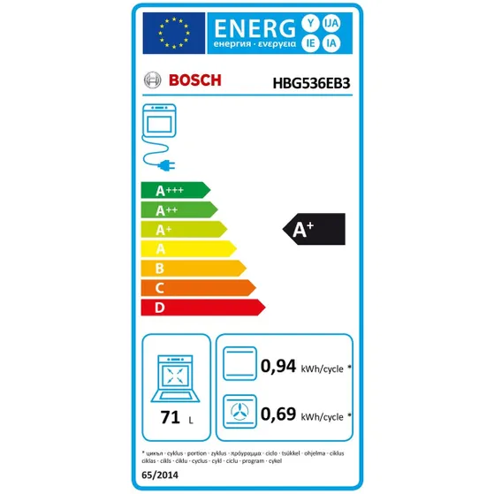Bosch HBG536EB3