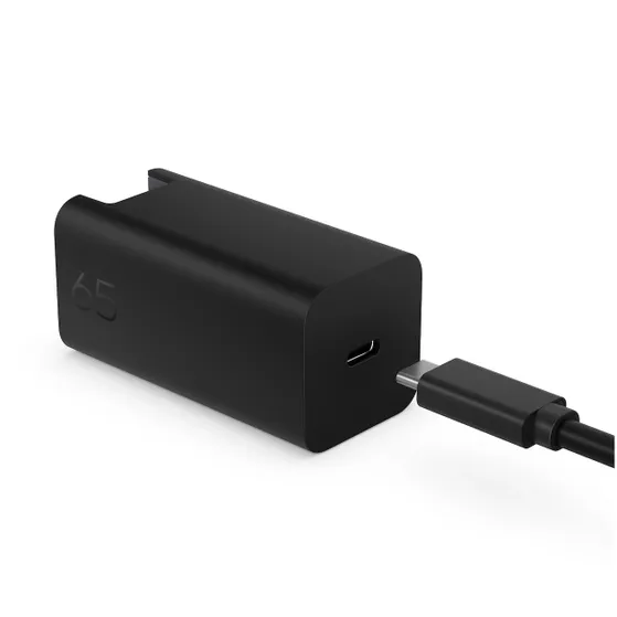 HP 65W GaN Wall Charger oplader Zwart