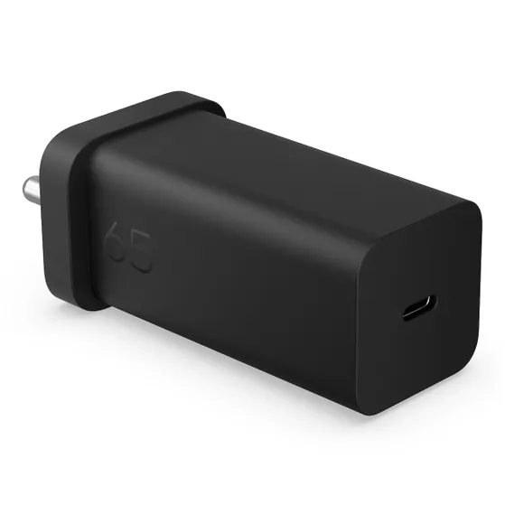 HP 65W GaN Wall Charger oplader Zwart
