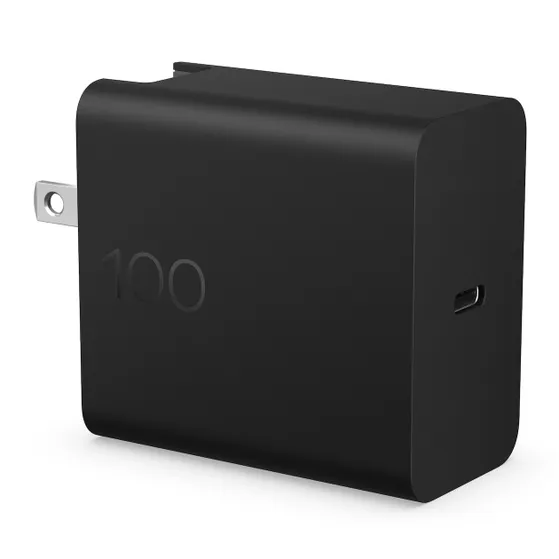 HP 100W GaN Wall Charger oplader Zwart