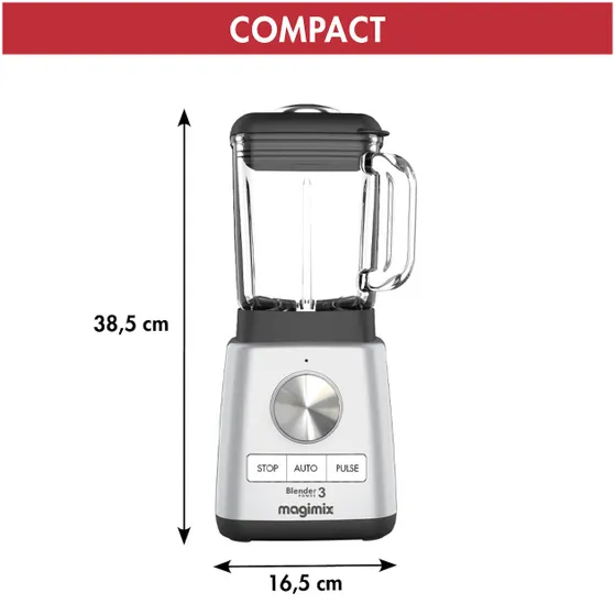Magimix POWER 3 Mat chroom