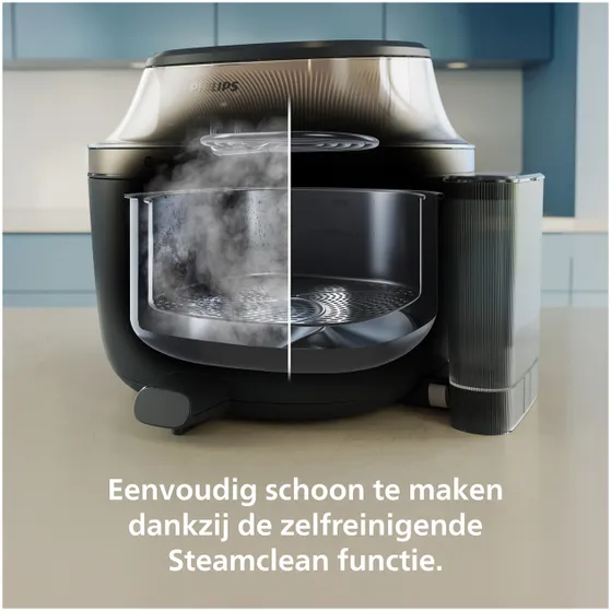 Philips 5000-serie met stoomfunctie - NA547/07 Zwart