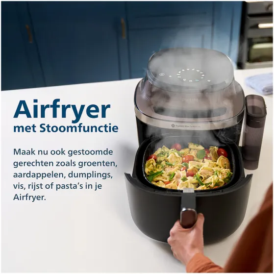 Philips 5000-serie met stoomfunctie - NA547/07 Zwart