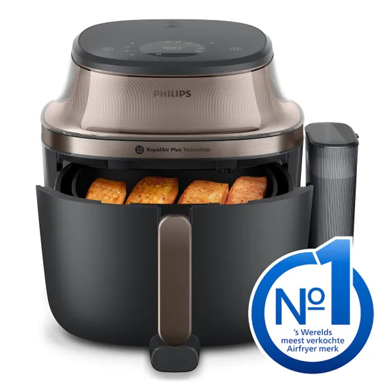Philips 5000-serie met stoomfunctie - NA547/07 Zwart