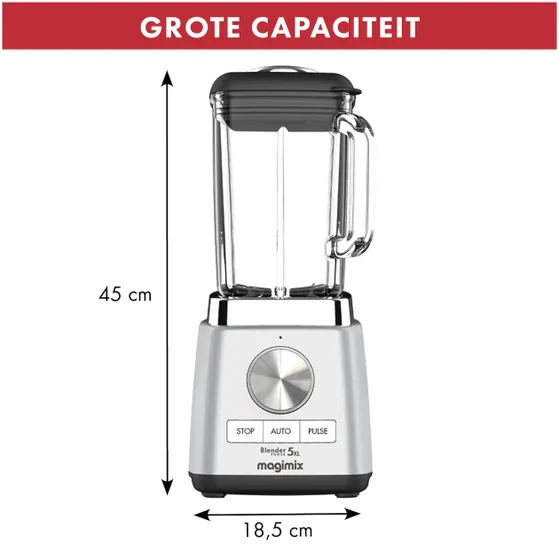 Magimix POWER 5 XL Mat chroom