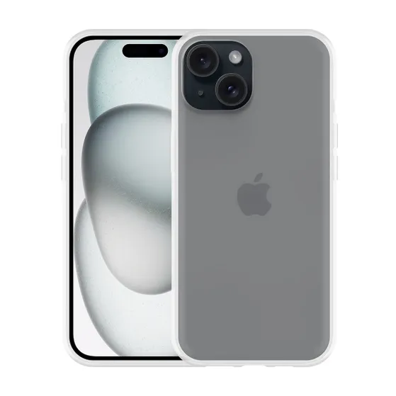 Just in Case Soft TPU Case voor Apple iPhone 15 Transparant