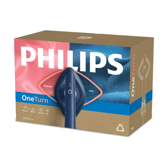 Philips One Turn GC215/20 Blauw