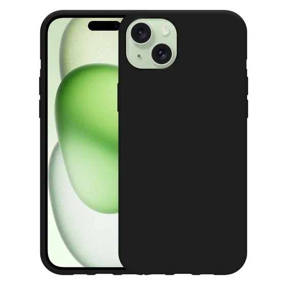 Just in Case Soft TPU Case voor Apple iPhone 15 Plus Zwart