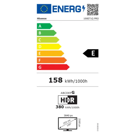 Hisense QLED 100E77Q PRO (2025)