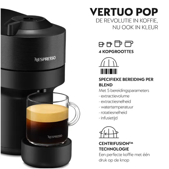 Magimix Nespresso Vertuo Pop 11729NL Zwart