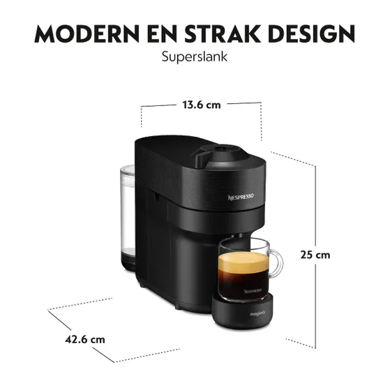 Magimix Nespresso Vertuo Pop 11729NL Zwart